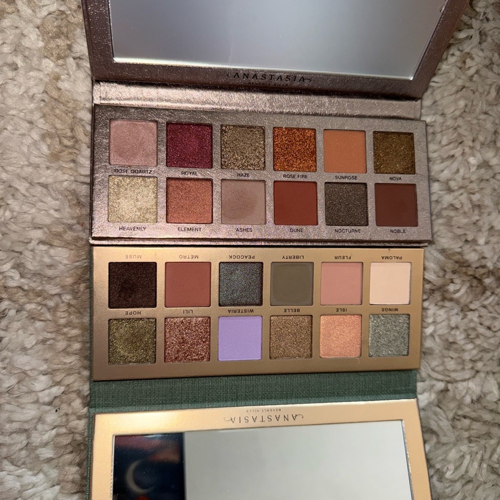 Anastasia Beverly Hills Rose Metals & Nouveau Eyeshadow Palettes